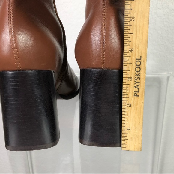 Colin Stuart Leather Square Toe Boots - Picture 10 of 15